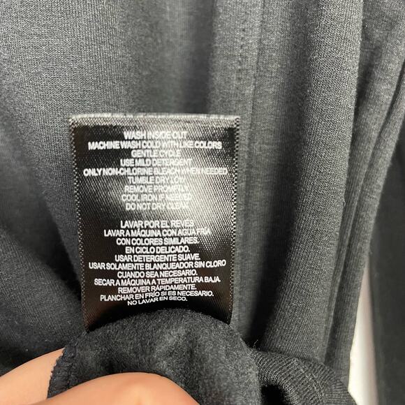 32 Degrees Heat Womens Lightweight Sweatshirt Small Black Funnel Neck NWT - Picture 8 of 8